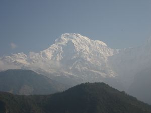 View of Annapurna South from Ghandruk
