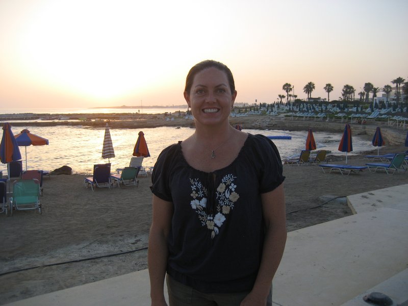 Me in Paphos by the Beach