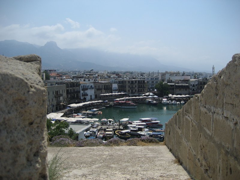 View of Girne Harbour from the Castle