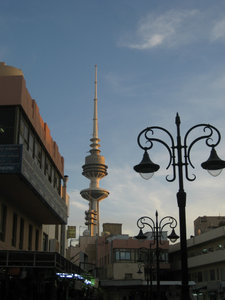 Needle Tower in Kuwait Downtown