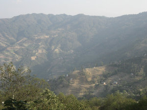 View from my hotel in Nagarkot