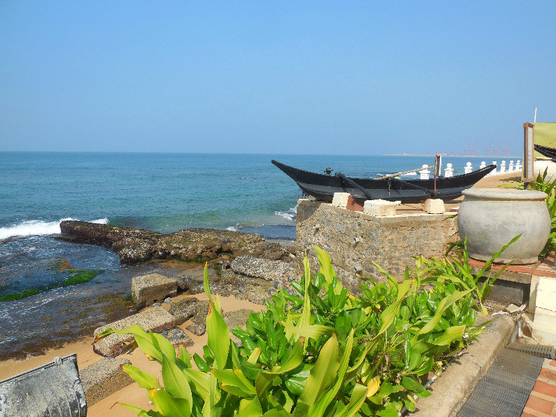 View from Galle Face Hotel Pool