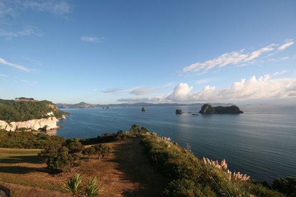 View out past Cathedral Cove