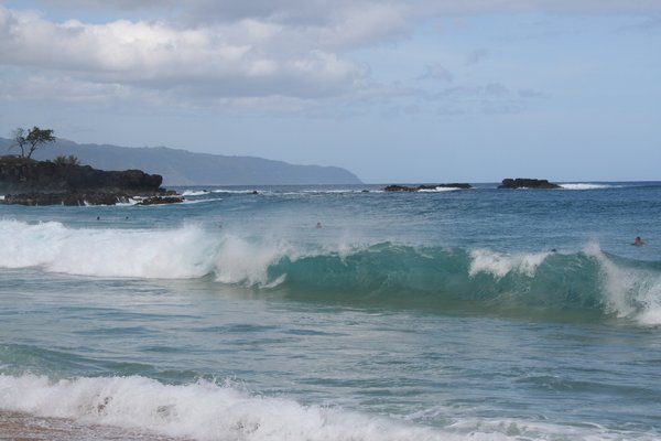 Waves in Waimea Bay