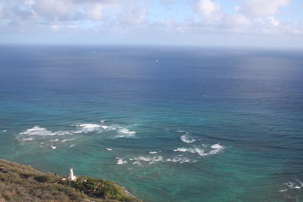View of the Pacific from Diamond Head
