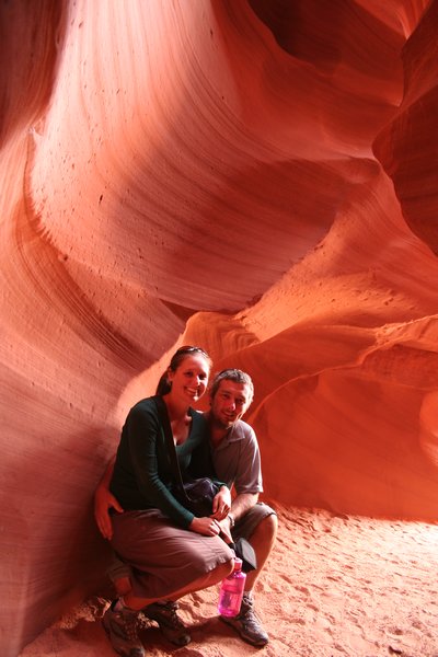 A picture of us in the canyon