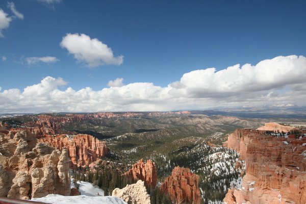 Looking down on Bryce Canyon