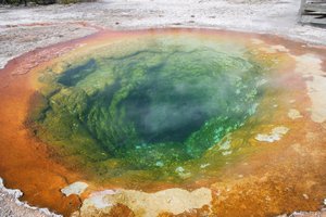 A majestic geothermal pool