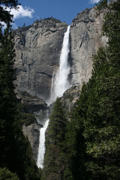 Upper and Lower Yosemite Falld