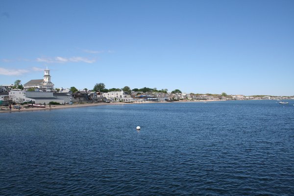 View of Provincetown from the pier