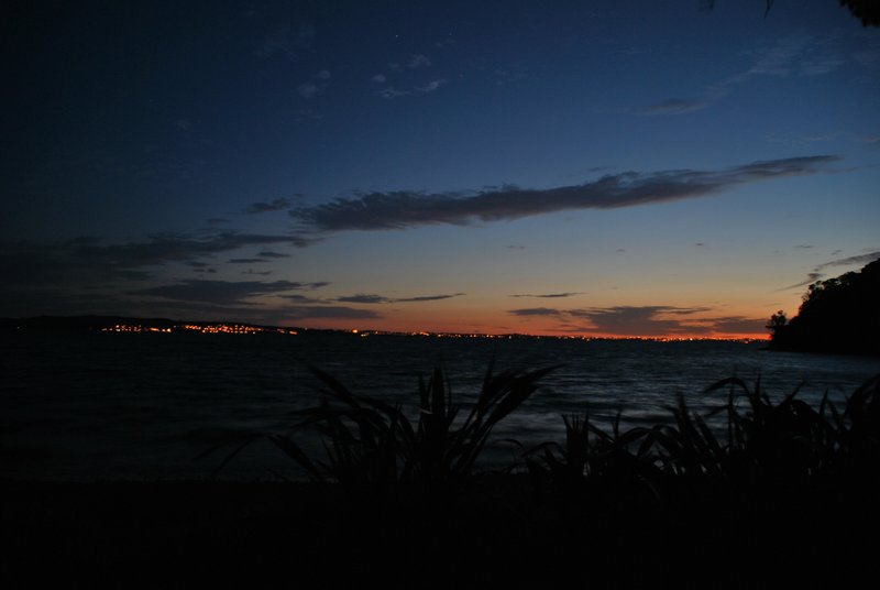 Sunset Rocky Bay