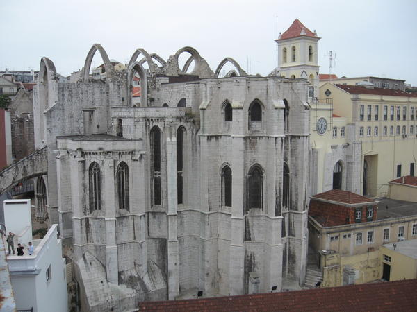 Church damaged by earthquake