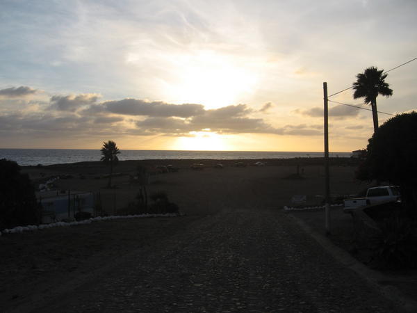 Sunset in Ensenada