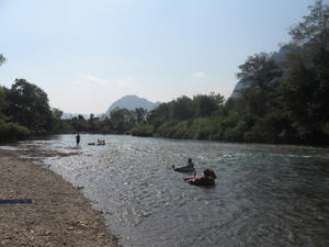 The Nam Song river