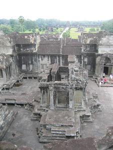 Top view from Angkor wat