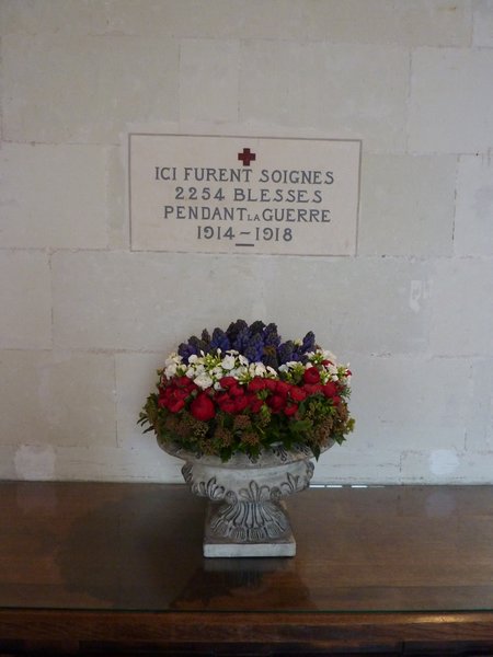 WWI memorial in the hall