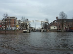 One of the many bridges in Amsterdam
