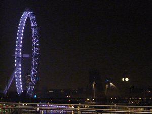 London Eye and Big Ben by Night