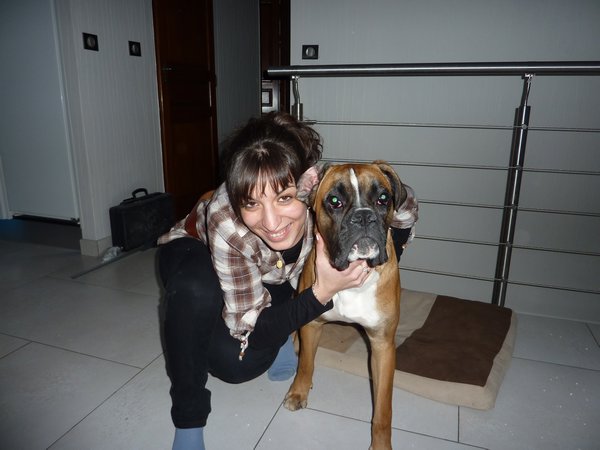 Karol and her dog :)