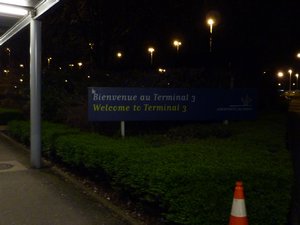 Welcome to Terminal 3. 
