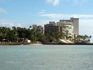 Colony Surf and Kaimana Hotels.