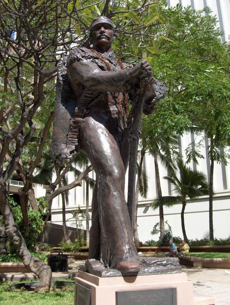 Robert Wilcox Statue.