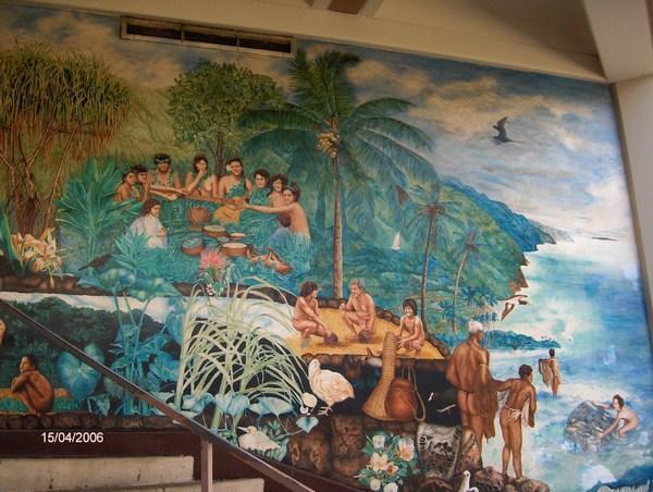 UH Mural-Old Hawaii