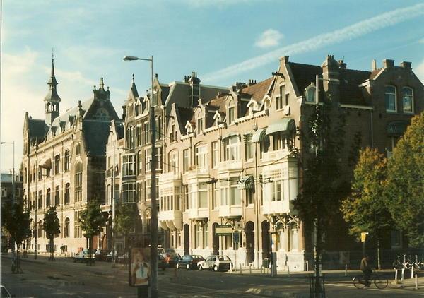 Buildings of Amsterdam.