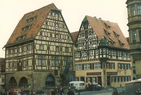 Timber Buildings of Rothenburg.