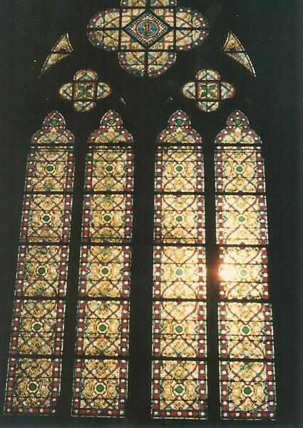 Inside of Notre Dame.