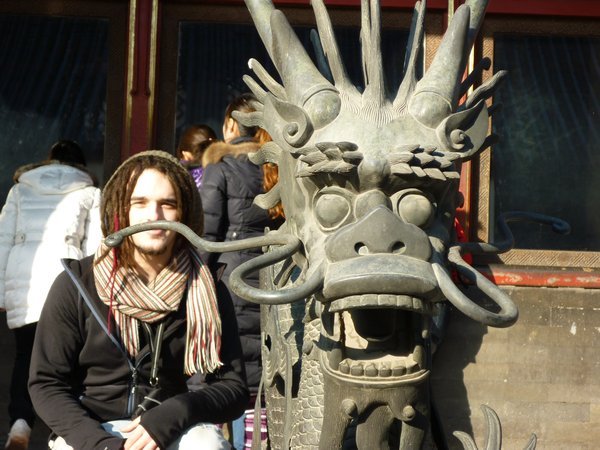 Dragon Statue in Forbidden City