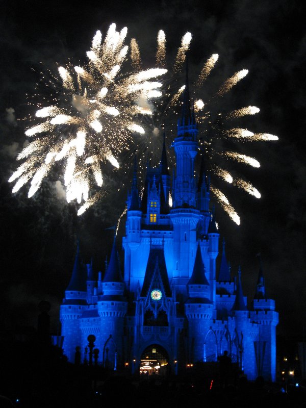 Disney's Magic Kingdom. Fireworks!