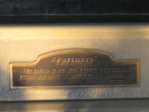 "Partners" Statue Plaque