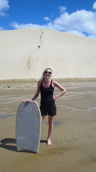 I survived the sandboarding!