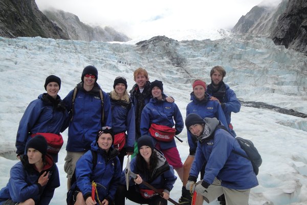 The glacier walk group