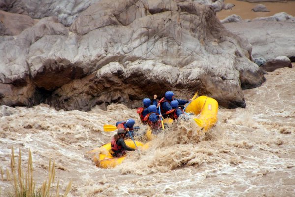 Rafting near Mendoza