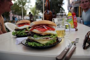 Enormous Burger in Uyuni