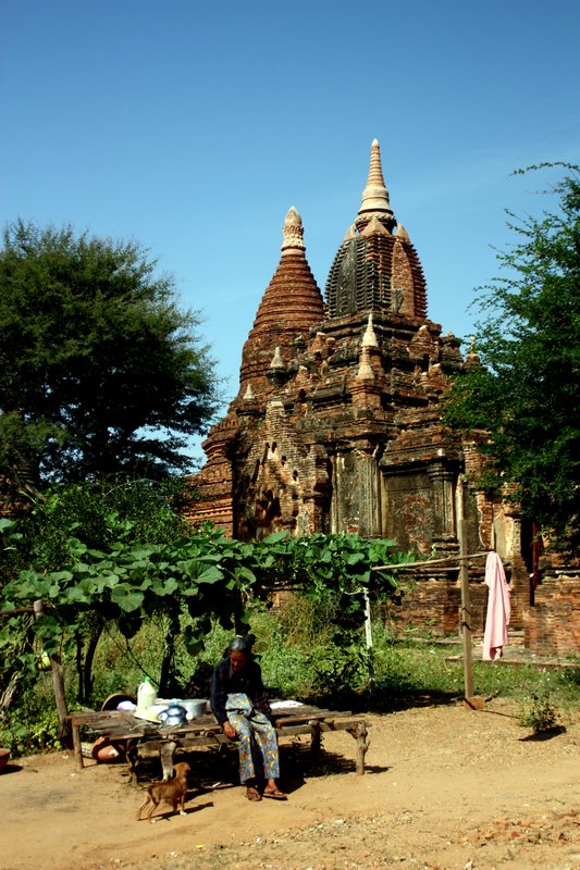 Locals at Bagan