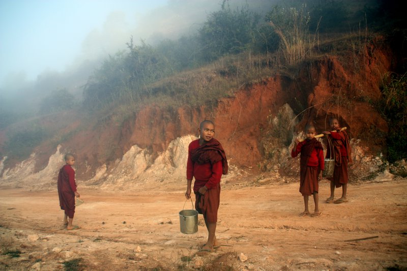 Young Monks, Clouds Clearing