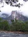 Angel Falls from River