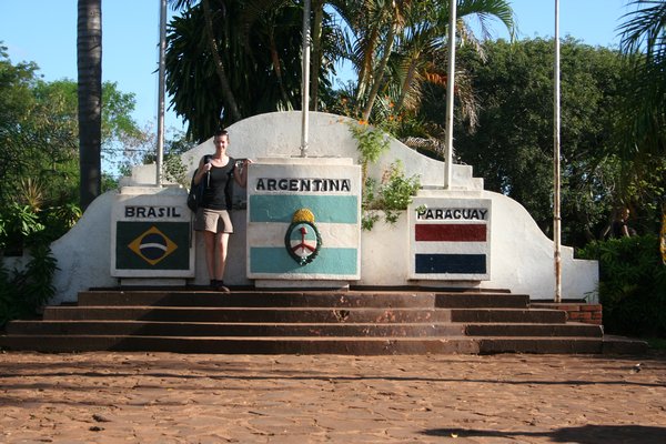 Hito de Tres Fronteras - Border Monument on the Argentinian side