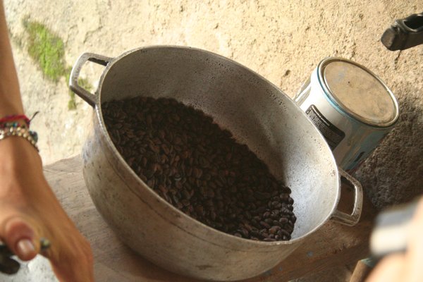 rosted coffee beans