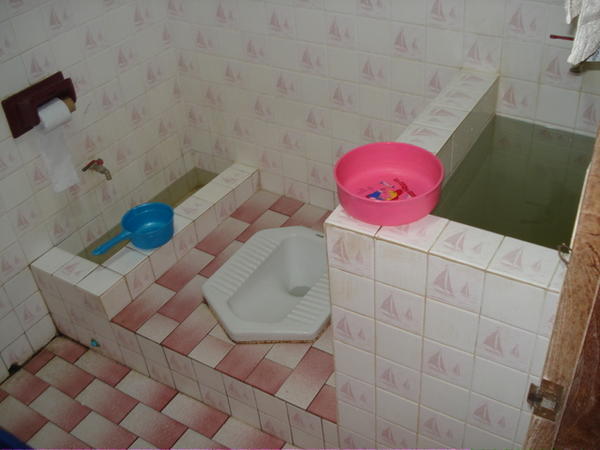 The bathroom