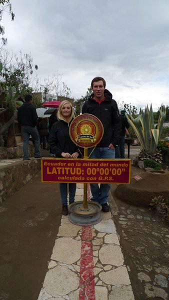 on the equator