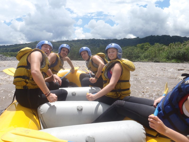 our rafting group