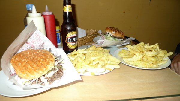 burgers and chips again