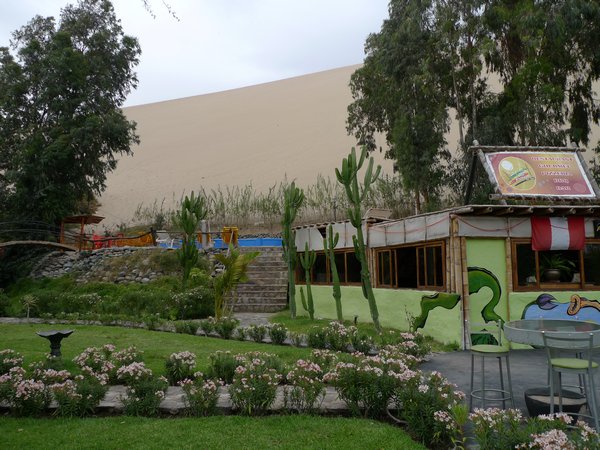 hostel at Huacachina