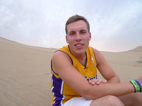 Luke on the dunes