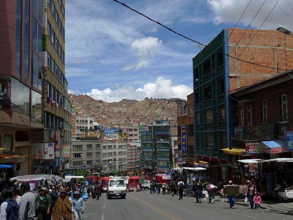 streets of La Paz