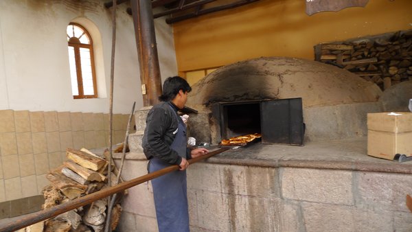 empanadas being cooked